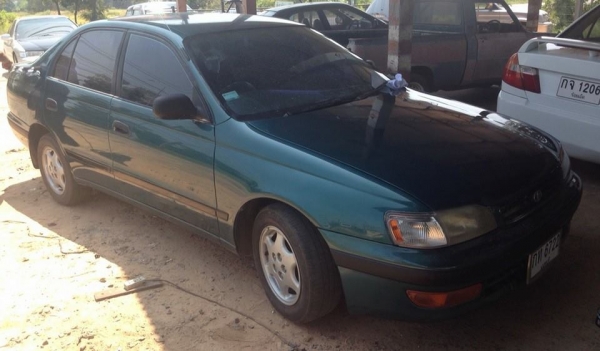 ขายรถสวย เครื่องเดิมไม่เคยติดแก๊ส TOYOTA CORONA 1.6 โฉมไฟท้ายแยก ยอดนิยม ปี36/93 เครื่องเดิมเกียร์ออโต้ พ.พาวเวอร์ กระจกไฟฟ้า ภายในสวย แอร์เย็น คอนโซลสวยเต็ม ยางดี4เส้น สีสันสวย พร้อมใ้ช้งาน เอกสารครบ ราคาต่อรองได้เด้อ พี่น้องครับ