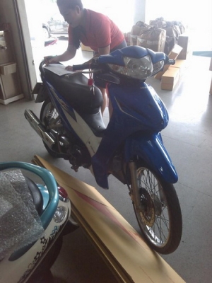 ส่ง Wave 110-i ไป จ.ปราจีนบุรี ให้เรียบร้อยแล้วนะครับ