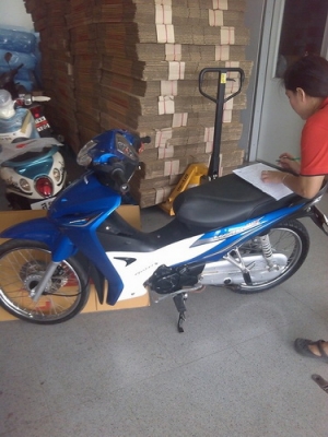 ส่ง Wave 110-i ไป จ.ปราจีนบุรี ให้เรียบร้อยแล้วนะครับ