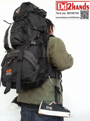 NEW... Backpack ยี่ห้อ Checkpoint แบบหมวก ขนาด 60 ลิตร ใส่หมวกกันน๊อคได้ทั้งใบ