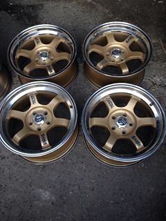 ขายล้อTE37 V ขอบ17 กว้าง8 5/114  1ชุดถูกๆ 6000