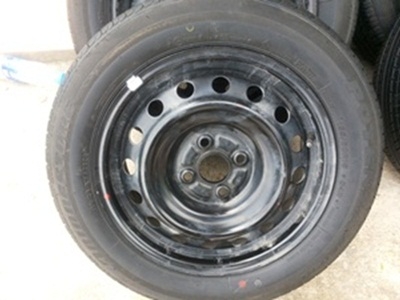 ขายล้อกะทะ15 4รู100 พร้อมฝาครอบและยาง 1 ชุด ขายล้อกะทะ15 4รู100 พร้อมฝาครอบและยาง 1 ชุด