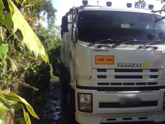 รถอิซูซุ 10 ล้อดั้ม FXZ 360 แรงม้า ปี 55  ( ขายแม่ , ลูก )  ( รถวิ่ง 82,xxx กม. )   สนใจติดต่อ 081 - 6079515