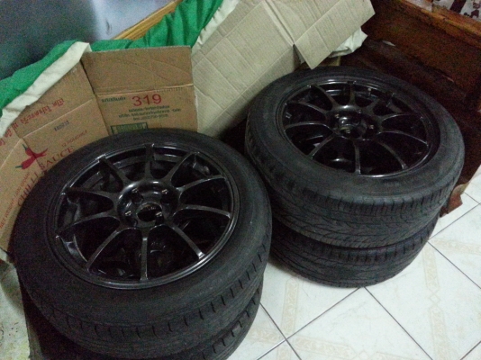 ลดฝุด ฝุด ด่วน ขายล้อแมก พร้อมยาง แถมน็อต ใส่ได้เลย