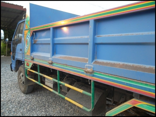 ขายด่วน รถบรรทุก 6 ล้อ ISUZU NPR 120 แรง กระบะดั้ม รถสภาพเดิมๆ สวย พร้อมใช้งาน