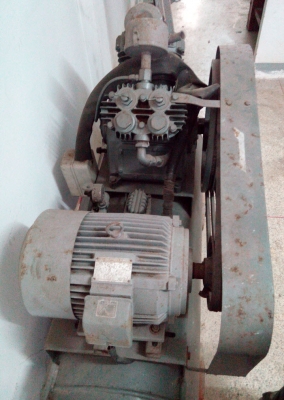 ปั๊มลม FUJI Compressor 4สูบ 7.5HP 380V ใช้โหดๆ ตัวนี้เลยครับพี่น้อง