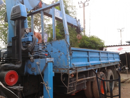 ขายสิบล้อFUSO10สปีส2เพลาติดเครนUNI4.5ตันสภาพพร้อมใช้ เอกสารพร้อมโอน ราคาจิ๊บๆ