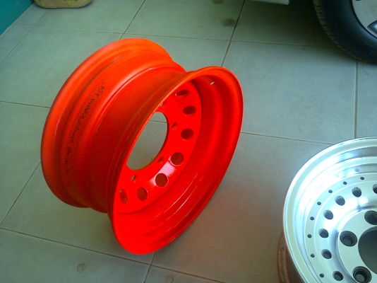 กะทะเพลาลอย R14X6.5 6รู เพลาF คู่ละ3500