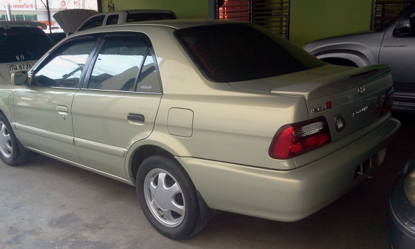 ขายรถ TOYOTA SOLUNA 1.5 GLI หยดน้ำ AIR BAG ABS เกียร์ธรรมดา สภาพสวยรถมือเดียวออกห้าง