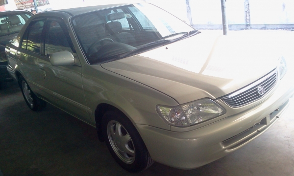 ขายรถ TOYOTA SOLUNA 1.5 GLI หยดน้ำ AIR BAG ABS เกียร์ธรรมดา สภาพสวยรถมือเดียวออกห้าง