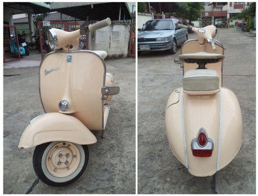 Vespa สีครีมลดสุดๆ 35000 บาท