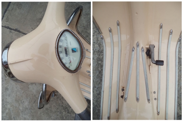 Vespa สีครีมลดสุดๆ 35000 บาท