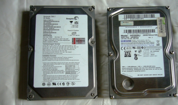 Hard Disk PC HDD แบบ SATA 320G และ IDE 80G