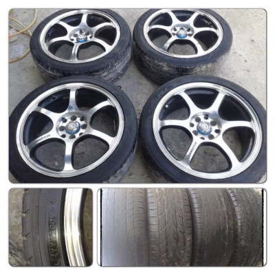 ขายแม็กมือ2 AF ลาย RG2 ขอบ17 4รู100+ ยาง ราคา7,900 บาทถูก