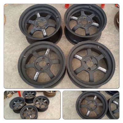 ขายแม็กมือ2 TE37v ขอบ15 4รู100 หน้า 7-หลัง 8 ราคา 7,500 B ราคาถูก