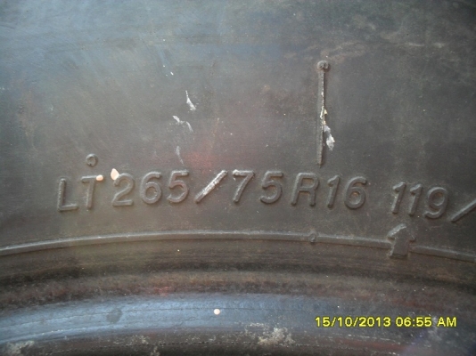 ฝากขายยางครับ 265/75/16  1เส้น