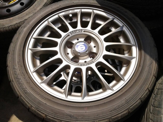 แม็กขอบ 15  4รู100  พร้อมยาง 195 50 ปี 10