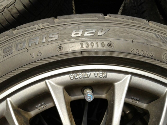 แม็กขอบ 15  4รู100  พร้อมยาง 195 50 ปี 10