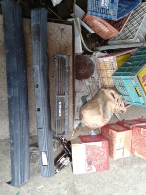 กันชน nissun sunny สภาพดีไม่มีแตกหัก