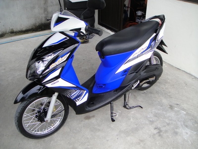 ขาย Yamaha Mio 115 ปี 53 2010 สีน้ำเงิน ดำสภาพสวย