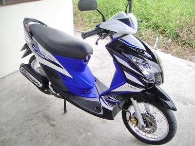 ขาย Yamaha Mio 115 ปี 53 2010 สีน้ำเงิน ดำสภาพสวย