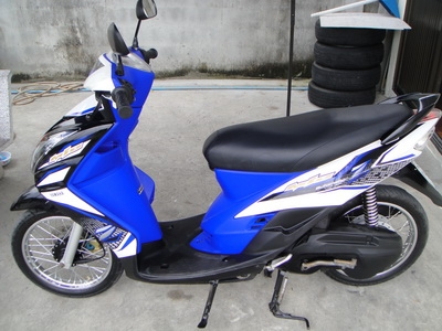 ขาย Yamaha Mio 115 ปี 53 2010 สีน้ำเงิน ดำสภาพสวย