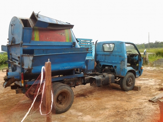 ISUZU เครื่อง 100 แรง ติดตู้นวดเกษตรพัฒนา  5ฟุตจัมโบ้