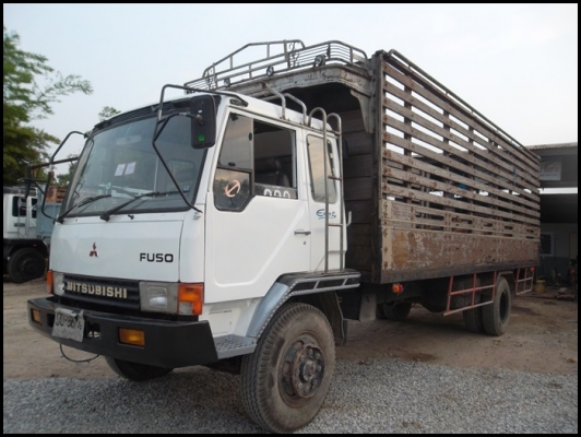 ขายด่วน รถบรรทุก 6ล้อ MITSUBISHI FUSO FK455  160 แรง ช่วงยาว 7.2M คอกสูง รถเดิมๆ พร้อมใช้งาน ราคาสุดคุ้ม