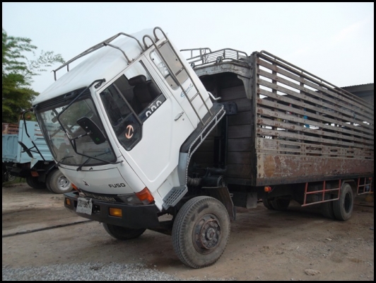 ขายด่วน รถบรรทุก 6ล้อ MITSUBISHI FUSO FK455  160 แรง ช่วงยาว 7.2M คอกสูง รถเดิมๆ พร้อมใช้งาน ราคาสุดคุ้ม