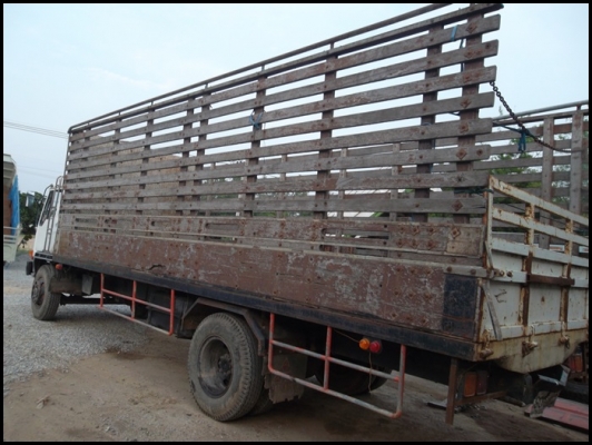 ขายด่วน รถบรรทุก 6ล้อ MITSUBISHI FUSO FK455  160 แรง ช่วงยาว 7.2M คอกสูง รถเดิมๆ พร้อมใช้งาน ราคาสุดคุ้ม