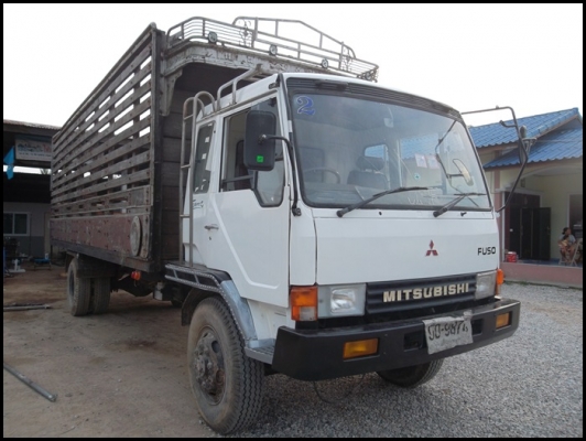 ขายด่วน รถบรรทุก 6ล้อ MITSUBISHI FUSO FK455  160 แรง ช่วงยาว 7.2M คอกสูง รถเดิมๆ พร้อมใช้งาน ราคาสุดคุ้ม