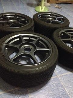 ขายล้อP1 ก้านตรง ขอบ16 กว้าง7 4/100 ล้อใส่ไม่ถึงเดือน ถูกๆ ขายล้อP1 ก้านตรง ขอบ16 กว้าง7 4/100 ล้อใส่ไม่ถึงเดือน ถูกๆ