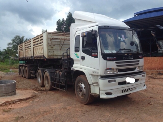 ขายหัวลาก ISUZU 320 พร้อมหางมิชิดั๊ม สามเพลาแท้ ปลายปี49 สนใจโทร0819701072