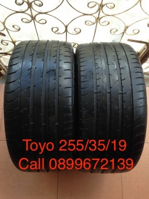 ขายยาง Toyo T1sport 255/35/19 japan ปี10 สวยๆ 1คู่ 4,400 Call 0899672139 นายครับ บริการจัดส่งทั่วประเทศ