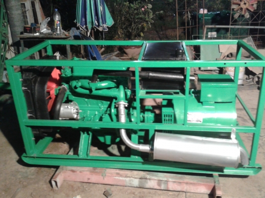 ขายเครื่องปั่นไฟประกอบใหม่ 20 Kw 380V