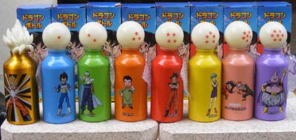 ขายกระป๋องน้ำ dragon ball Z (KFC) the moive ครบชุด 8 ใบ ที่ฉายในญี่ปุ่น