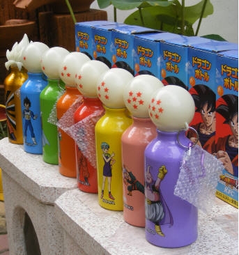 ขายกระป๋องน้ำ dragon ball Z (KFC) the moive ครบชุด 8 ใบ ที่ฉายในญี่ปุ่น