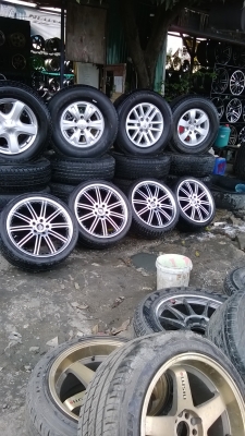 ล้อขอบ19 5รู114 พร้อมยางชุดละ12500