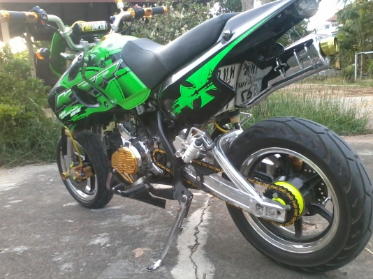 ขาย KSR สภาพดีพร้อมใช้งาน แต่งเต็ม ล้อแม็ก อะไหล่ชุบ