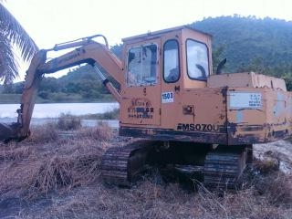 ขายรถแบคโฮ Mitsubishi MS70 เท่ากับ PC60 สภาพพร้อมใช้งานครับ 280000 เจ้าของขายเอง