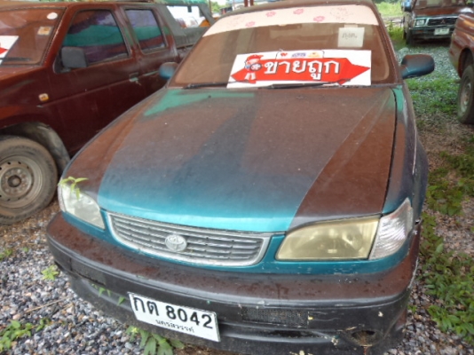ขายเก๋ง TOYOTA  เครื่อง 1.6 ปี1997  ขายตามสภาพ086-4457033 ไม่ลดแล้วครับ