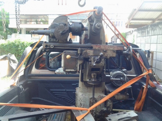 ขายครับขาย เครื่องมิลลิ่งเพลานอน พร้อมชุดกัดเฟือง 45000 บาท