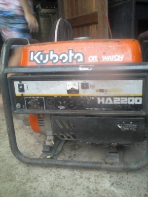 ขายเครื่องปั่นไฟKOBOTAแท้ 2kvaไฟ110vพร้มใช้ครับ(เบนซิล)