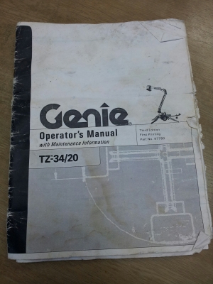 ขายรถกระเช้า "GENIE" เก่าเก็บ สภาพ 90\% (มี 6 ล้อ / Backhole มาแลกกันก็ได้)