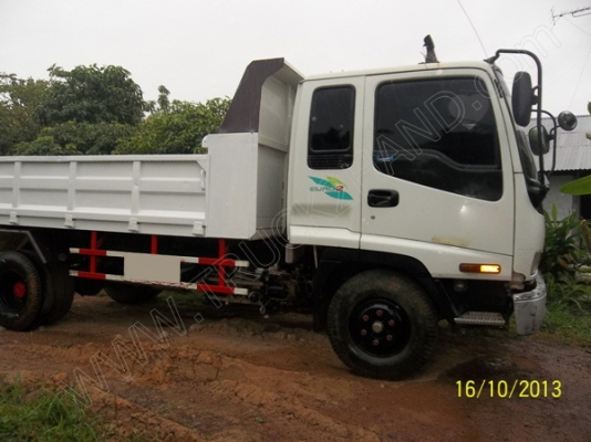 รถบรรทุก 6 ล้อดั๊มพ์  ยี่ห้อ ISUZU รุ่น DEGA  205 แรงม้า