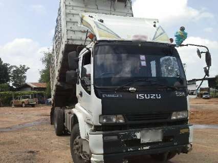 ขายรถบรรทุกสิบล้อดั๊มพ์ Isuzu max load ปี 50 เครื่อง 270 แรง ด.สามมิตร ลูก 3 คานยัด