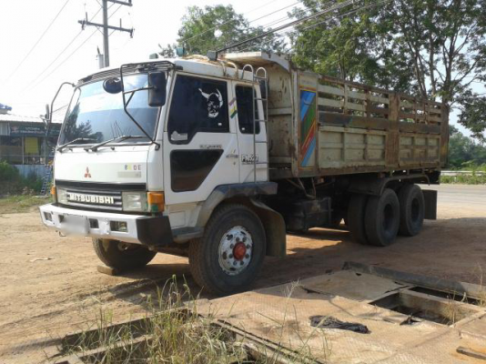 ขายรถบรรทุกสิบล้อดั๊มพ์ Mitsubishi TD แชสซี FN527TD24&times;&times; เครื่อง 6D17 - 220 แรง 2เพลา ทะเบียนพร้อม