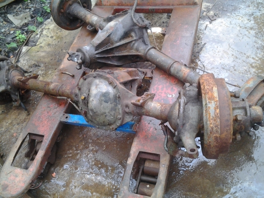 ขายคานรถจิ๊ปหน้า + หลัง 15000