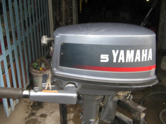 ขาย เครื่องเรือ Yamaha 5 แรง สภาพดี เครื่องดี ราคา 18,500