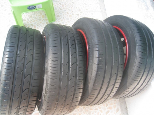 ขายล้อแม็ก zona 15 นิ้ว 4/100 et38 +ยางปี10 (081-3747940)